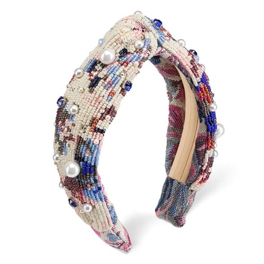 Beaded Twist Headband